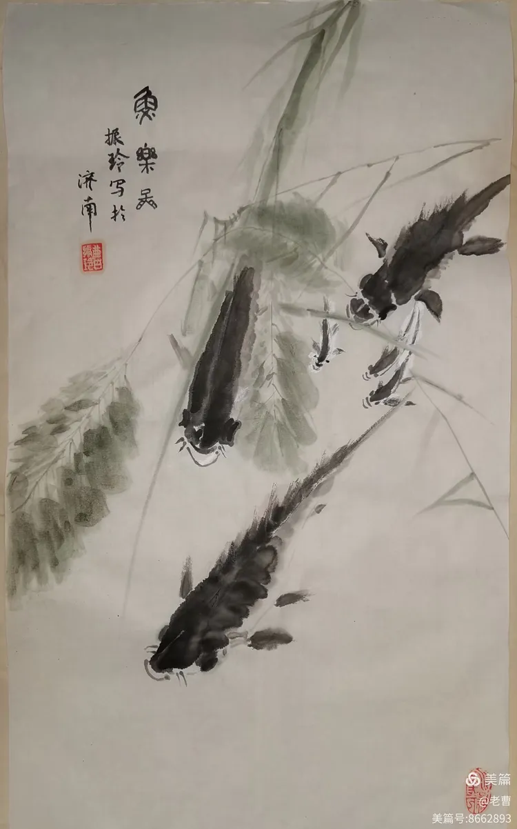 跟陈葆棣先生学画画